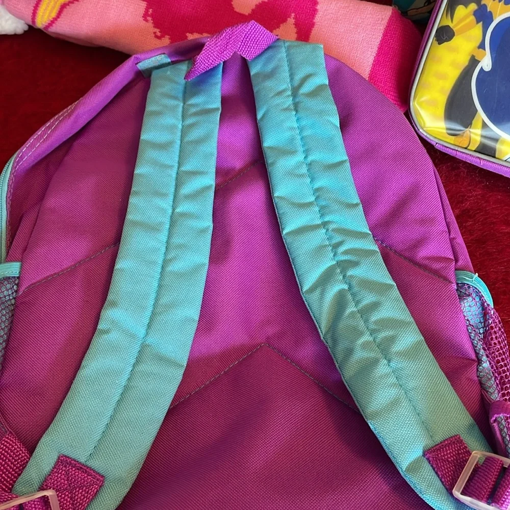 WONDER WOMAN PADDED BACKPACK,LUNCHBOX DOLL,TOTE, SHERPA LINED SOCKS BUNDLE OF 5